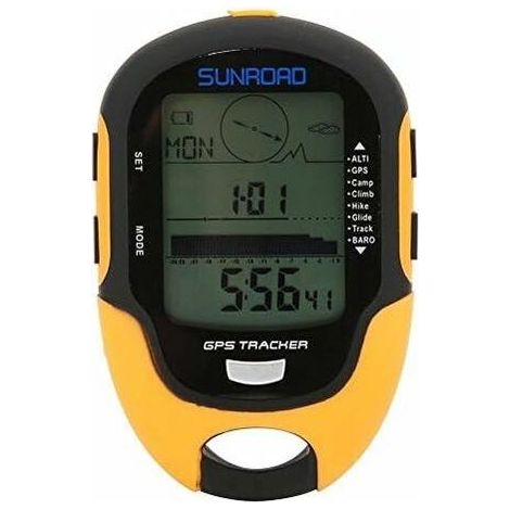 Altimètre GPS Multifonctionnel FR510 Altimètre de Navigation GPS Extérieur Compas Instrument de Mesure de l'Humidité de la Température