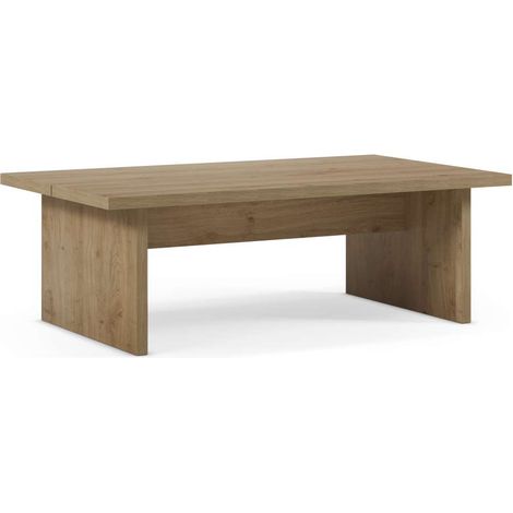 Mesa de centro Md-Samuel acabado roble cadiz, 120cm(ancho) 40cm(altura) 70cm(fondo). (1/4)