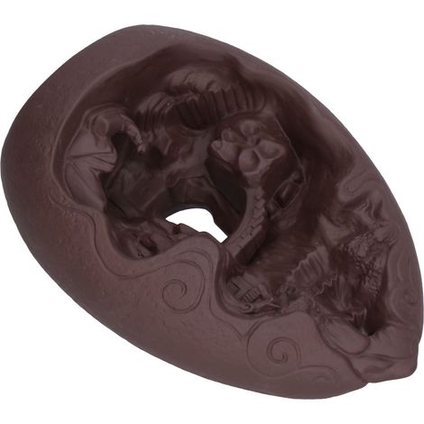 Brûleur d'encens à reflux, porte-encens innovant pour aromathérapie, décoration pour la maison ou le bureau (1/5)