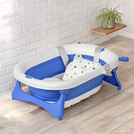 Baignoire bébé pliable 81,5 x 50,5 x 23,5 cm PP et TPE (1/5)