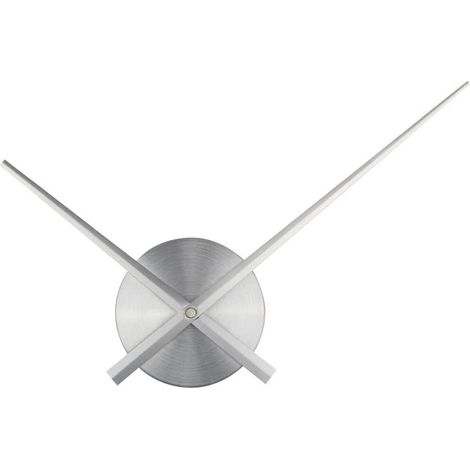 Aiguilles d'horloge 3D - DIY - Aiguilles de grande horloge murale 3D - Home Art Décor. Horloge à quartz. Accessoires (argent) (1/5)