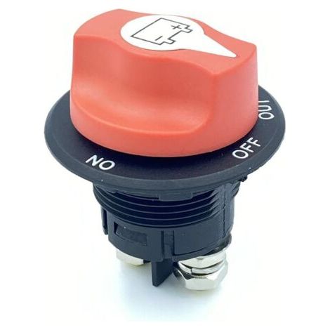 12-V-Batterietrennschalter – 100-A-Trennschalter – Abriebschutz – Wasserdichte Abdeckung – Für Fahrzeuge und Boote