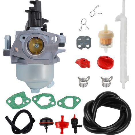 Carburateur 595785 pour souffleuse à neige Briggs 591154 592447 Moteur série 208 CC 9,5 ch avec filtre à carburant Kit de conduite de carburant (1/5)