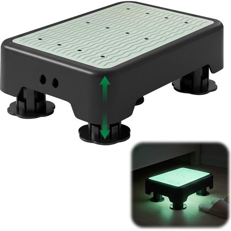 Marchepied antidérapant phosphorescent, réglable en hauteur jusqu'à 250 kg, aide au quotidien pour personnes âgées, enfants, salle de bain, douche, voiture, camping-car, extérieur, intérieur (1/5)
