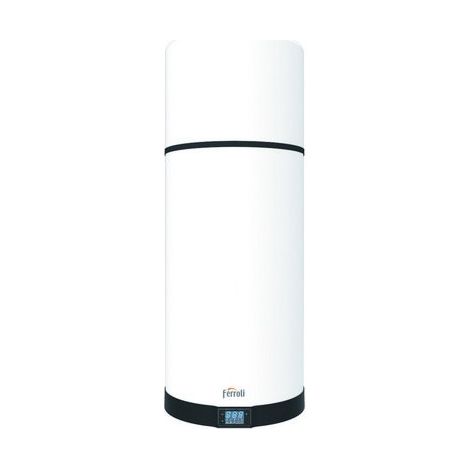 SCALDABAGNO SCALDACQUA A POMPA DI CALORE FERROLI EGEA LT 90 LITRI INSTALLAZIONE A PARETE A+ 2CP0020F