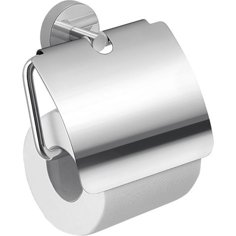Portarotolo coperto da muro in acciaio inox e Cromall 2325 Gedy serie EROS Cromato (1/2)