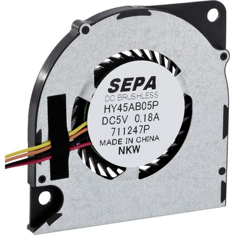 SEPA HY45AB05PSE26A-BLI Radiallüfter 5 V 1.92 m³/h (L x B x H) 45 x 45 x 4.3 mm