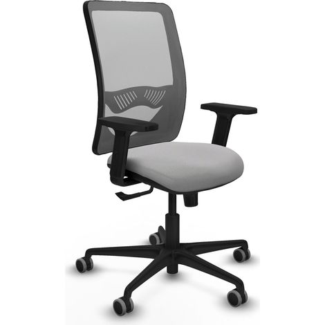 Silla ergonómica piqueras y crespo Zulema negro soporte lumbar ajustable (1/2)