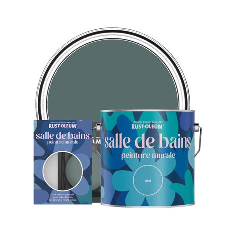 Peinture pour Murs et Plafonds de Salle de Bains - Deep Sea (1/2)