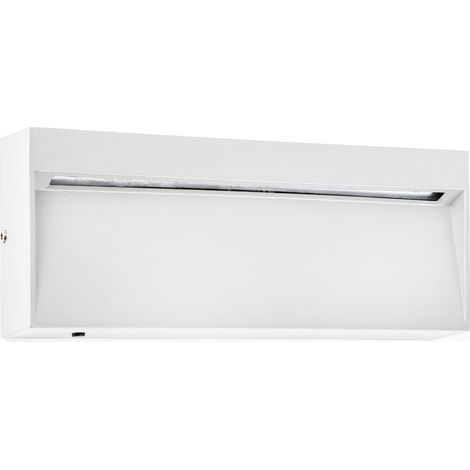 DUNE R Aplique rectangular blanco mate de 6W 4CCT