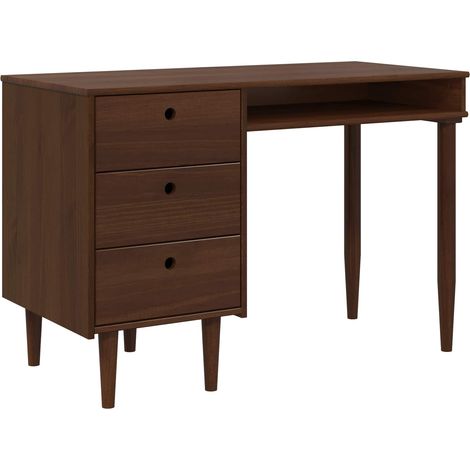 Escritorio BILBAO Marrón caramelo 114 x 53 x 75 cm vidaXL (1/5)