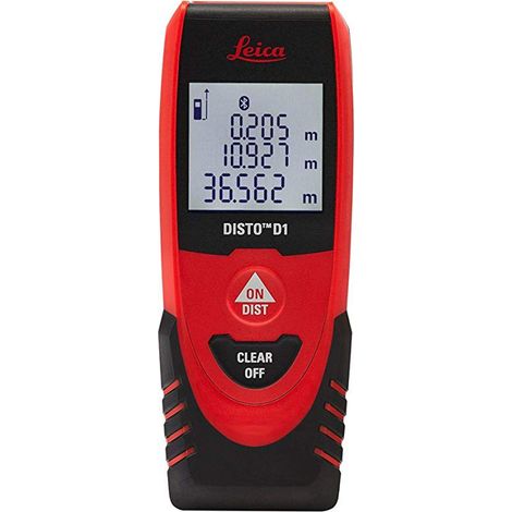 Leica Geosystems – Télémètre laser 40m Disto D1 – Portée 40m – Smart Horizontal Mode pour mesures précises – Étanchéité IP54 (1/10)