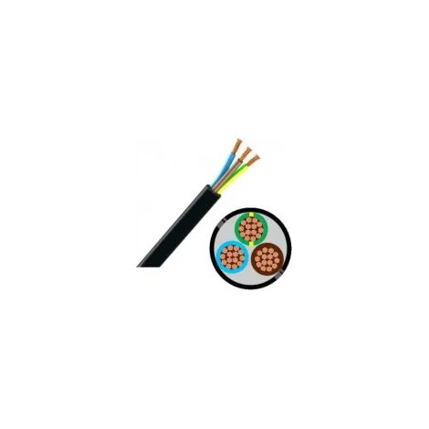 Câble électrique U1000 R2V CU rigide 3G10 mm² – Pour installations électriques en milieu humide – Résistance à l'abrasion – Prix au m – Miguelez