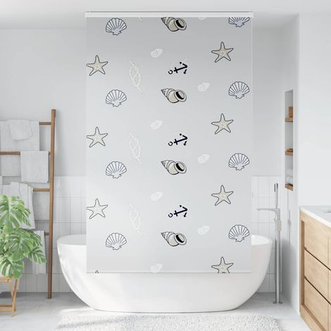 Store enrouleur de douche，Store à rouleau avec cassette largeur du tissu 116 cm CFW2822616 (1/5)