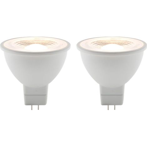 Lot de 2 spots LED 5W GU5,3 350lm 2700K - Blanc chaud - Elexity (1/3)