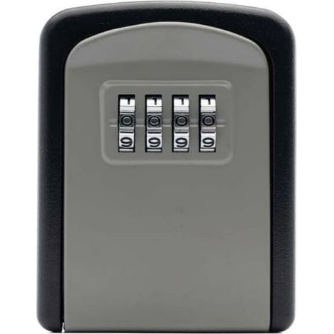 Waterproof and rustproof wall-mounted key safe – Zinc and aluminum alloy – Cut and hammer resistant – For indoor and outdoor use (1/5)