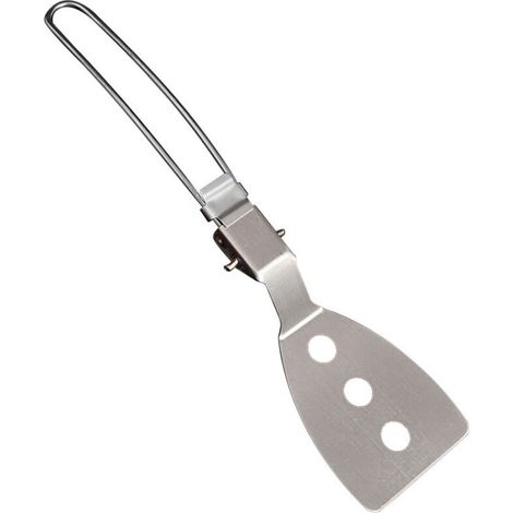 Spatule de Camping en Acier Inoxydable, Pliante Barbeque Grill Pellet de Cuisson en Plein air for la randonnée pédestre, Pique-Nique et Camping