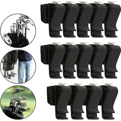 14 pinces de fixation pour putter, outil de rangement et de marquage de balles pour sac de golf (1/5)