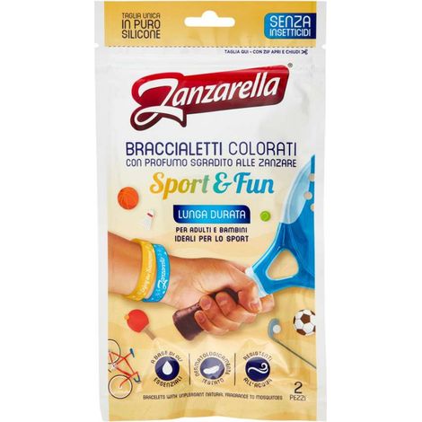 Zanzarella Braccialetti Sport & Fun 2 Pz