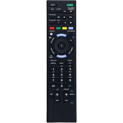 Ersatzfernbedienung RM-ED052 für Sony-Fernseher RM-ED050, RM-ED053, RM-ED060, KDL-55W905A, KDL42W809A, KDL-47W805A, KDL-42W808A und KDL42W807A (1/5)