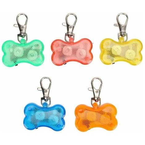 Chien LED Collier Lumineux Nuit Sécurité Chat Clignotant Collier De Chien Collier pour Animaux De Compagnie Pendentif LED Collier De Chien Laisse pour Animaux De Compagnie Collier Lumineux (1/4)