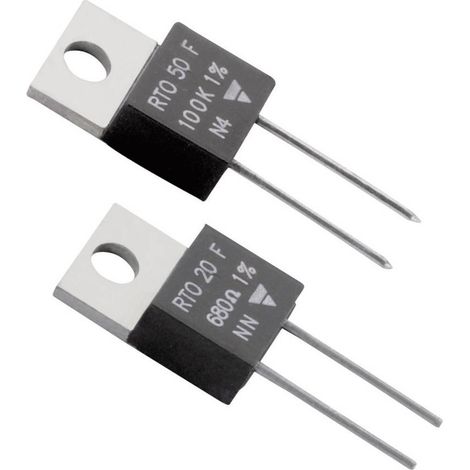 Vishay RTO020F10F Resistenza di potenza 10 Ω assiale TO-220 20 W 1 % 1 pz. (1/2)