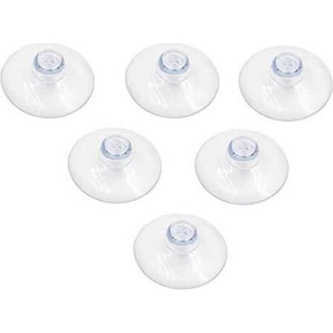 10Pcs 45mm Ventouses Transparentes Tête, Champignon Ventouses en PVC plaine sans crochets, pour Voiture, Camping, vitre, Pare-Soleil (1/5)