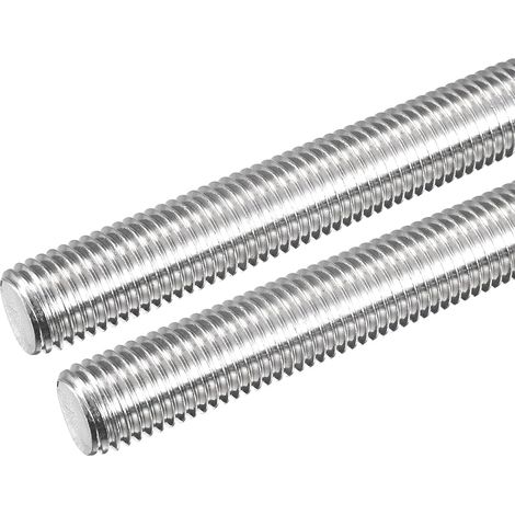 Tige Filetée Entièrement Filetage Barre M16 x 150mm 2mm Filetage Pas 304 Inox Acier Main Droite Filetage Tiges Barre Goujons 2 Paquet (1/5)