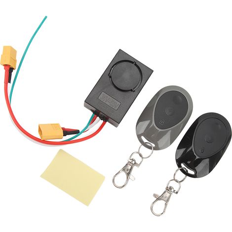 Alarme antivol 115 dB pour trottinette électrique NINEBOT MAX G30 / vélo électrique avec 2 télécommandes et interface XT60 36-55 V (1/5)