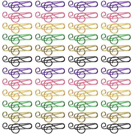 100 pièces trombones délicats trombones mignon trombones mémo trombones en métal trombones (1/5)