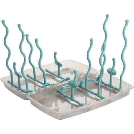 Égouttoir Pour Biberons - Sans BPA - Pour Séchage Et Stérilisation À L'Air Libre - Compact Et Portable - 1 Pièce (1/5)
