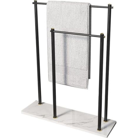 Bath Towel Bar Simple Bath Towel Rack Stainless Steel Towel (1/5)