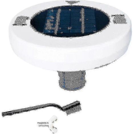 Générateur d'ions solaire pour piscine, outil de nettoyage de piscine solaire, nettoyeur de piscine automatique, générateur d'ions pour piscine 25-26 (1/5)