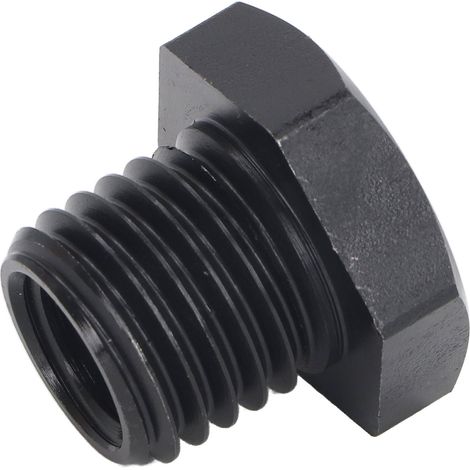 Adaptateur pour tour à bois, outil de tournage, douille de réduction pour broche de poupée fixe, filetage mâle 25 mm, filetage femelle 18 mm, noir (1/5)
