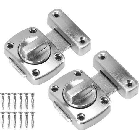 Verrou de porte inoxydable bord lisse poignée carrée confortable pour porte de cuisine (1/5)