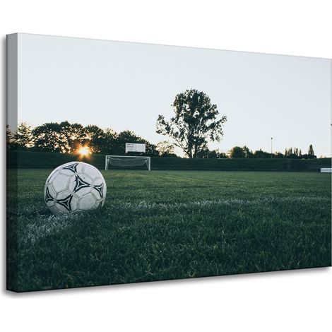 Leinwanddruck Jugendfußball 90x60 cm