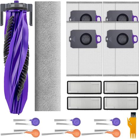 AQUATECHNICK - kit d'accessoires pour Narwal Flow — brosses principales, latérales et filtres, rendement de nettoyage durable (1/5)