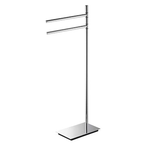 COLOMBO DESIGN Square piantana 2 porta salviette cromato codice prod: B9901CR (1/3)
