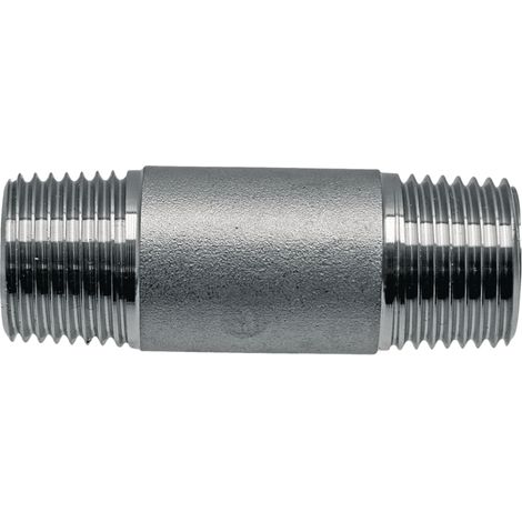 Connettore per tubo, nipplo per tubo GZ 1 1/2 pollici L 80mm connettore per linea di irrigazione a goccia