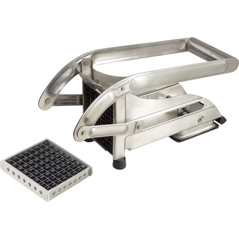 Coupe-frites ménager inox sur ventouse - 2 couteaux - Pack La Bonne Graine - La Bonne Graine
