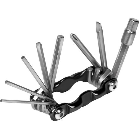 LogiLink 9-in-1 Fahrrad-Multitool, Inbusschlüssel, Kompaktschraubendreher (1/5)