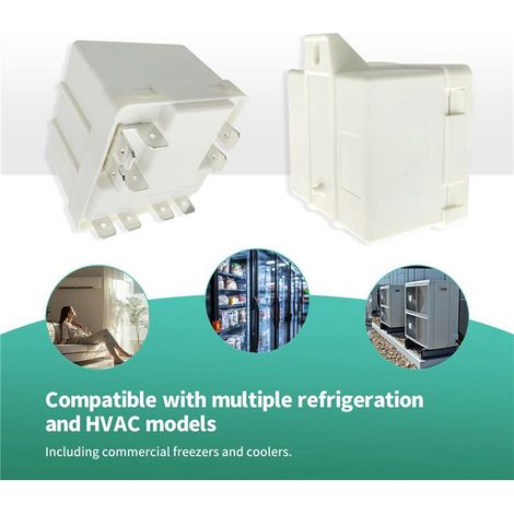 4 relè, compatibili con Leer 35A, per sistemi di refrigerazione e condizionamento dell'aria - compatibili con congelatori e frigoriferi. (1/3)
