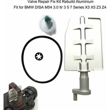 royaluxe - Kit de réparation de valve reconstruire en aluminium pour BMW DISA M54 3.0 ltr 3 5 7 Series X3 X5 Z3 Z4, Silver (1/5)