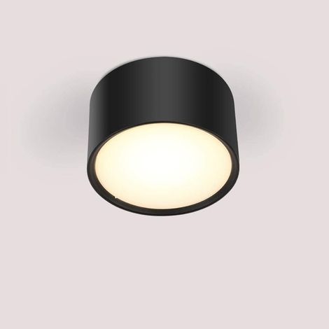 Spot d'armoire LED, montage au plafond, convient pour chambre à coucher, salle de bain, salon, cuisine, couloir, décoration, lumière blanche chaude – 3000 K (1/4)