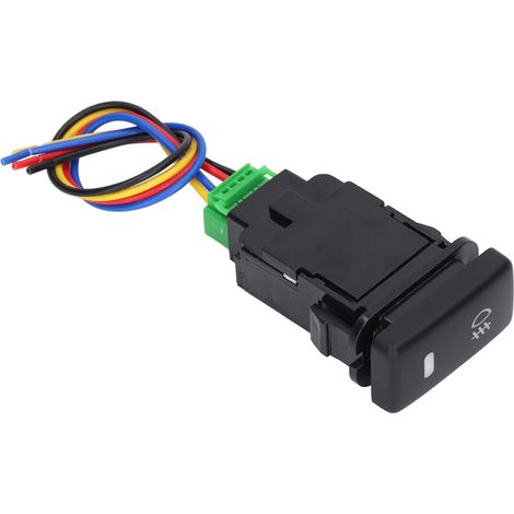 Interrupteur de lampe automobile 3A 12V 20mΩ Résistance à la terre Résistance à la chaleur 8000 cycles Interrupteur étanche en ABS avec fil (1/5)