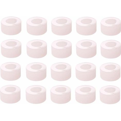 – Lot de 20 entretoises cylindriques rondes en plastique PA naturel – Diamètre intérieur 4,3 mm – Hauteur 5 mm – Pour vis M4 (1/2)