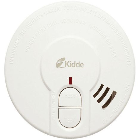 Indesit – Détecteur de fumée photoélectrique 85dB avec bouton Pause Hush® – Alimentation pile lithium 9V – Autonomie 5 ans – C00305608 (1/3)