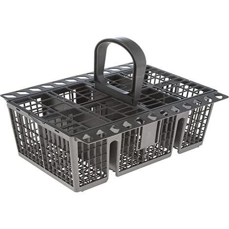 Panier à couverts - 1 unité - Gris - Compatible Indesit et Creda - Pour lave-vaisselle