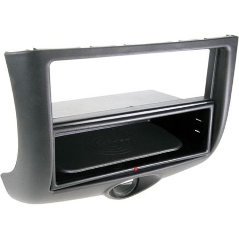 Facade autoradio 2DIN compatible avec Toyota Yaris 99-03 Avec vide poche Induction Qi Noir