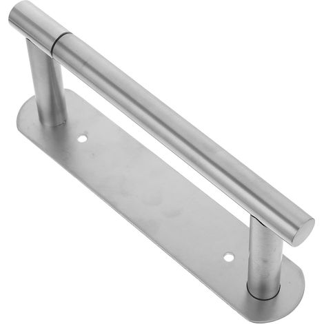 Support rouleau WC, inox 304/argenté/pivotant, pour toilettes (1/5)